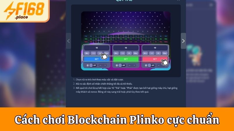Cách chơi Blockchain Plinko cực chuẩn