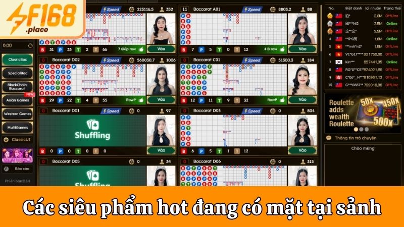 Giới thiệu các siêu phẩm hot đang có mặt tại sảnh 