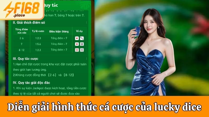Hình thức đặt cược của Lucky Dice