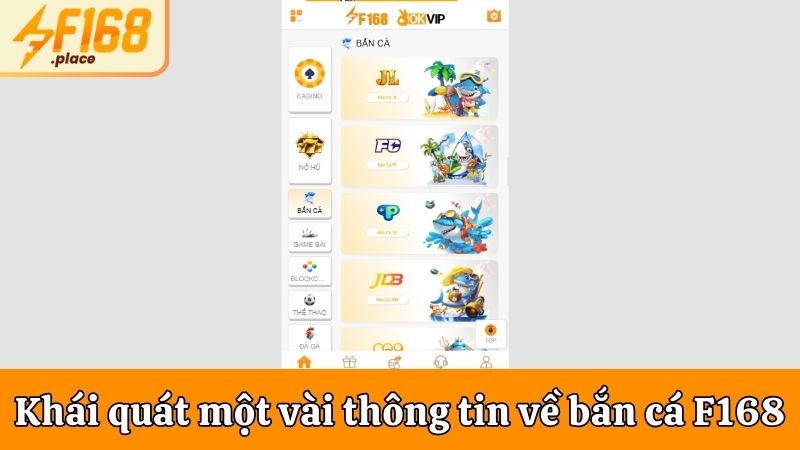 Khái quát một vài thông tin về bắn cá F168