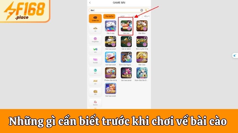 Những gì cần biết trước khi chơi về bài cào